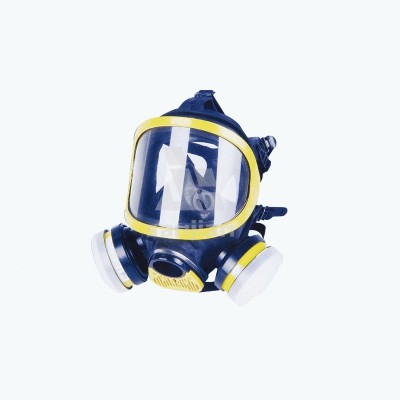 Powered Protect Full Face Breathing Respirator Safety Mask For Chemicals