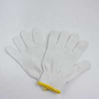 2020 hot selling White Cotton Gloves Military Parade Gloves cotton knitted safety glove for workers