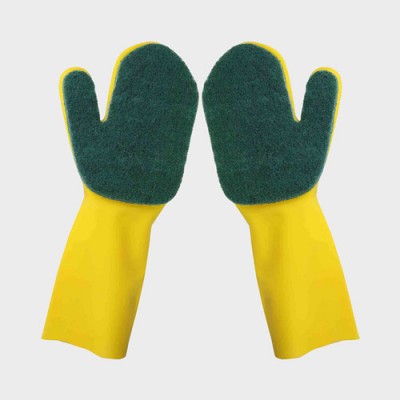 unlined cleaning natural latex /rubber gloves