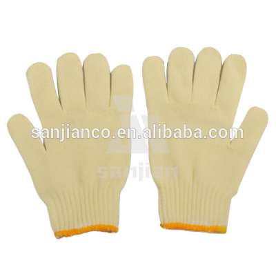 hot sellingsafety gloves made of cotton hand gloves machine cotton knitting glove