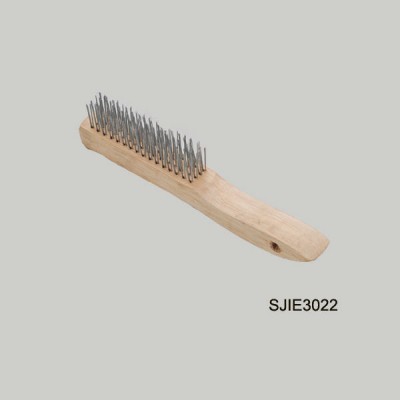 2020 the newest US style brass/steel wire brush with long wooden handle