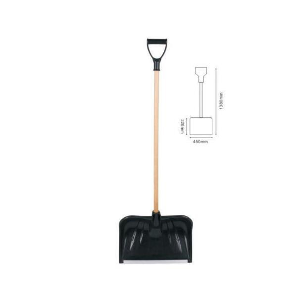 Hand operated plastic oem snow shovel snow pusher