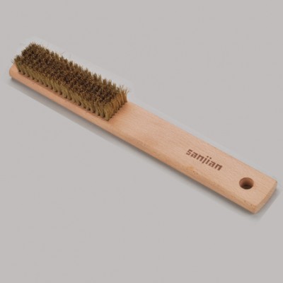 2014 the newest wire brush copper with beech wooden handle SJIE3079