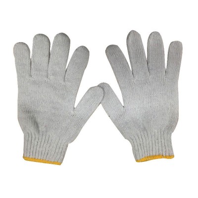 Wholesale 100% cotton glove Knitted Cotton Gloves Protective Industrial Work Gloves for Men